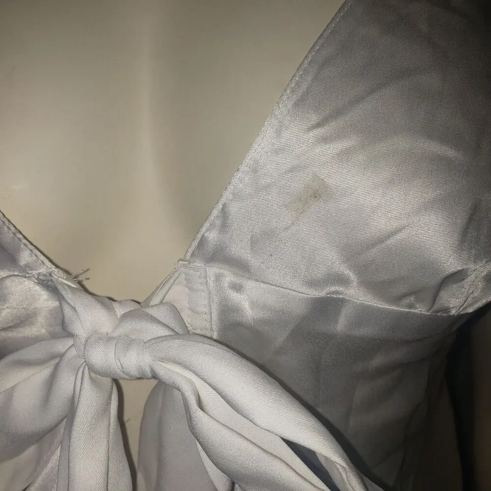 Vintage Y2K Victorias Secret White Bridal Negligee Babydoll Nighty Womens XL